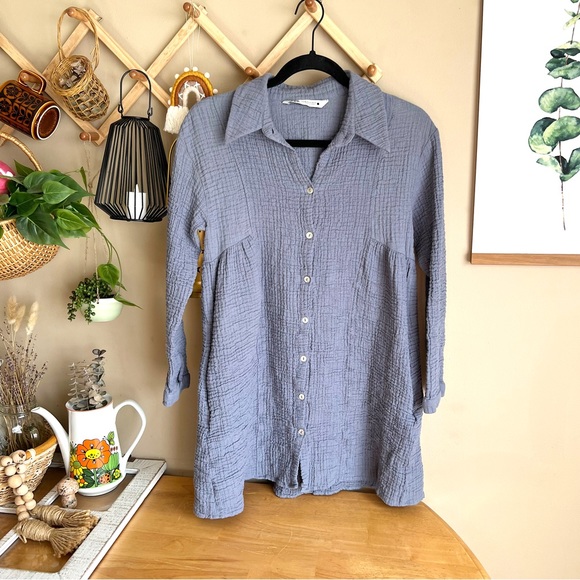 Zara : Button down Tunic - Picture 3 of 4
